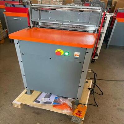 Super450 Heavy Duty Paper Punching Machine With Wire Binding Machine Closing for 3:1 2:1 Max 430mm A3 Size Calendar