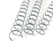 Silver Spiral Metal Coil Binding For A4 Book 1/4 Inch To 2 Inch