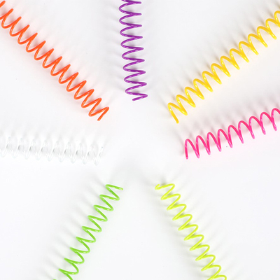 Stationery Use Notebook Plastic Coil Spiral Nylon Spiral Coil Rolls Single Loop Wires