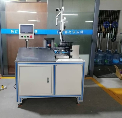 Máy tạo hình và cắt cuộn dây xoắn ốc kim loại đơn Áp suất không khí 1,5 KW Khách hàng cung cấp