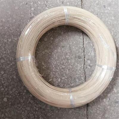 0.8 mm 0,9 mm Beige PET Nylon phủ sợi áo ngực Sợi thép mạ dây nylon phủ sợi thép